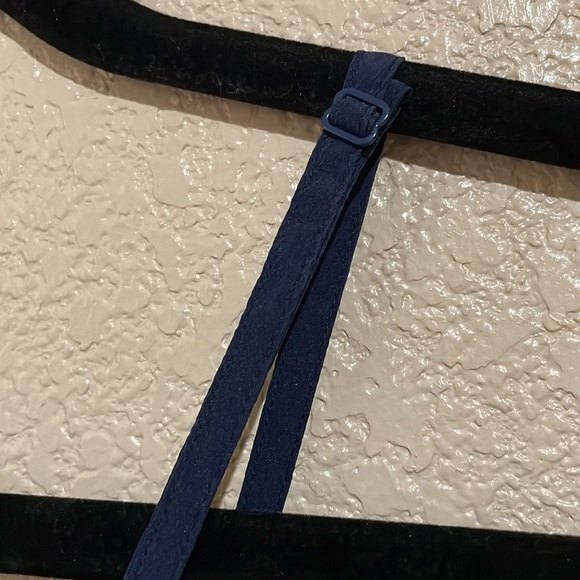 Vince 100% Silk Navy Camisole Tank Mesh Detail With pockets & adjustable straps - Picture 8 of 9